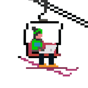 Working on a ski lift