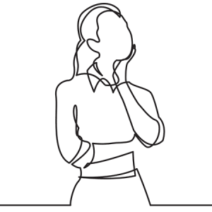 Stressed woman
