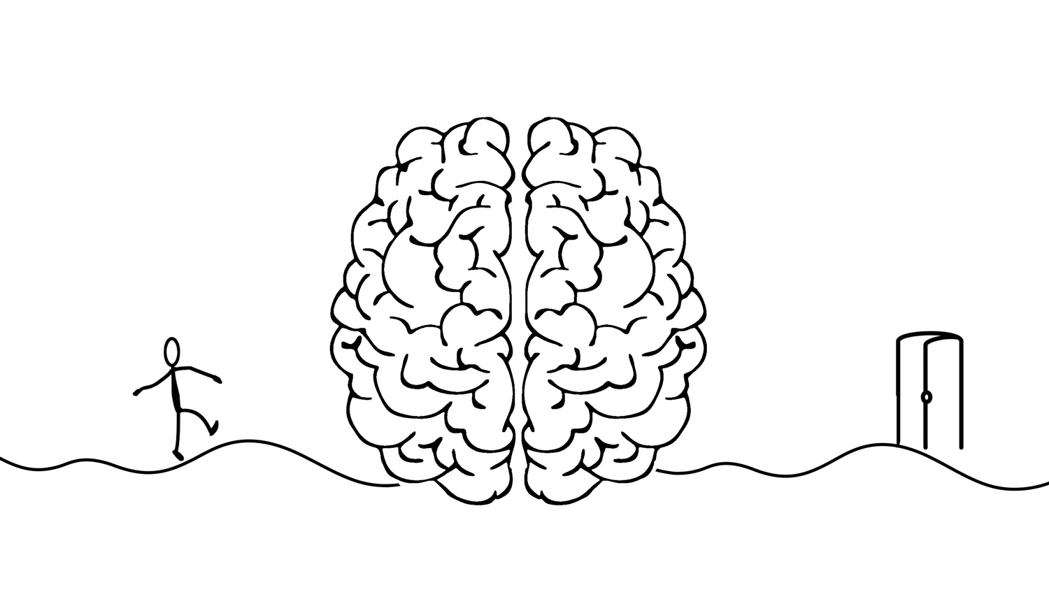 virtual door is blocked by brain