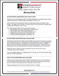 Bryley Moving Guide PDF