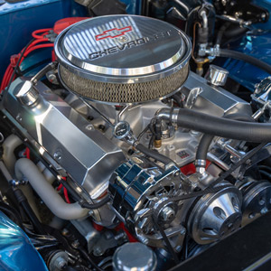 1960s Chevy hot rod engine
