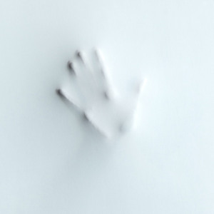 Hand behind sheet re privacy