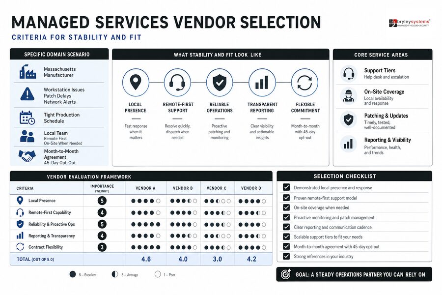 how to choose managed security services