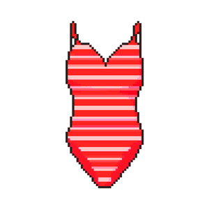 Pixelart bathing suit