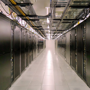 Servers at the Massachusetts Green High-Performance Computing Center