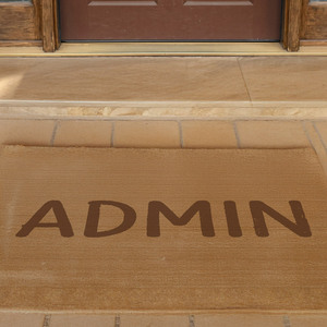 Too welcoming admin mat
