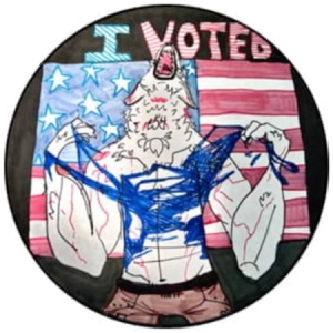 Werewolf sticker
